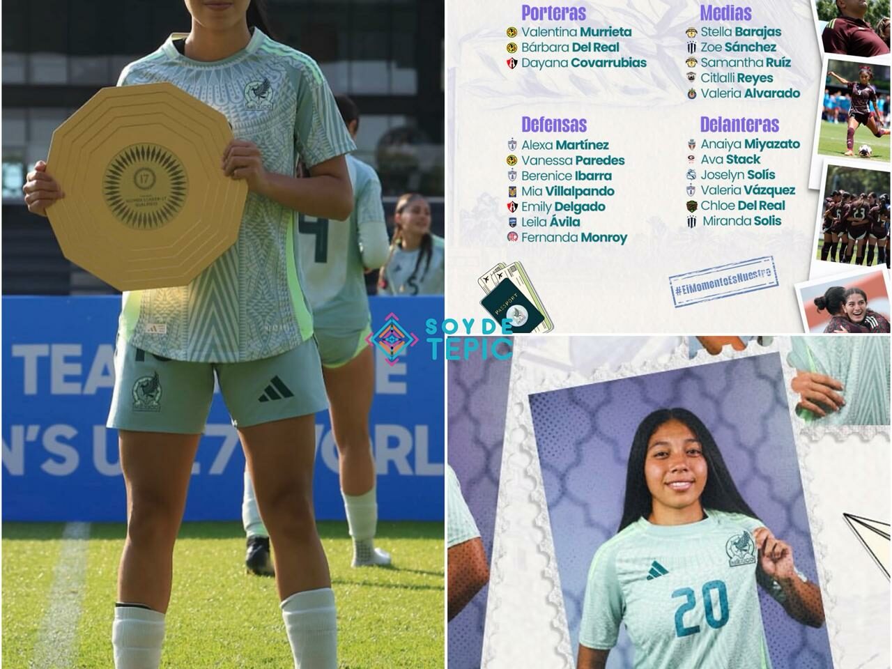 ⚠️ÚLTIMO MOMENTO⚠️ Nayarita se va a Marruecos🇲🇦al Mundial de Futbol Femenil.