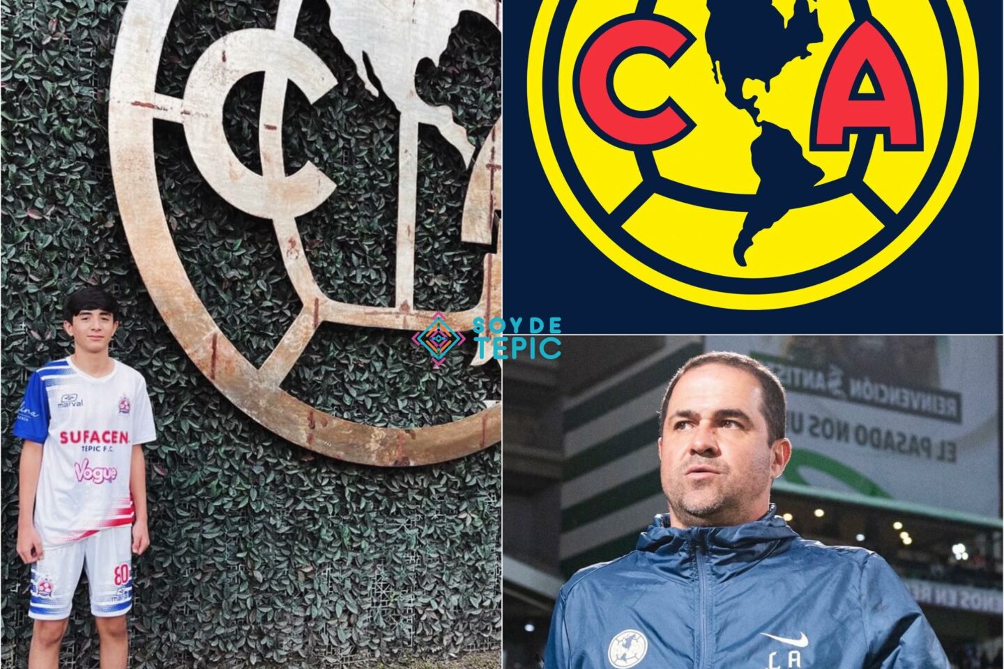 Un nayarita se suma al club más ganador de México: el Club América